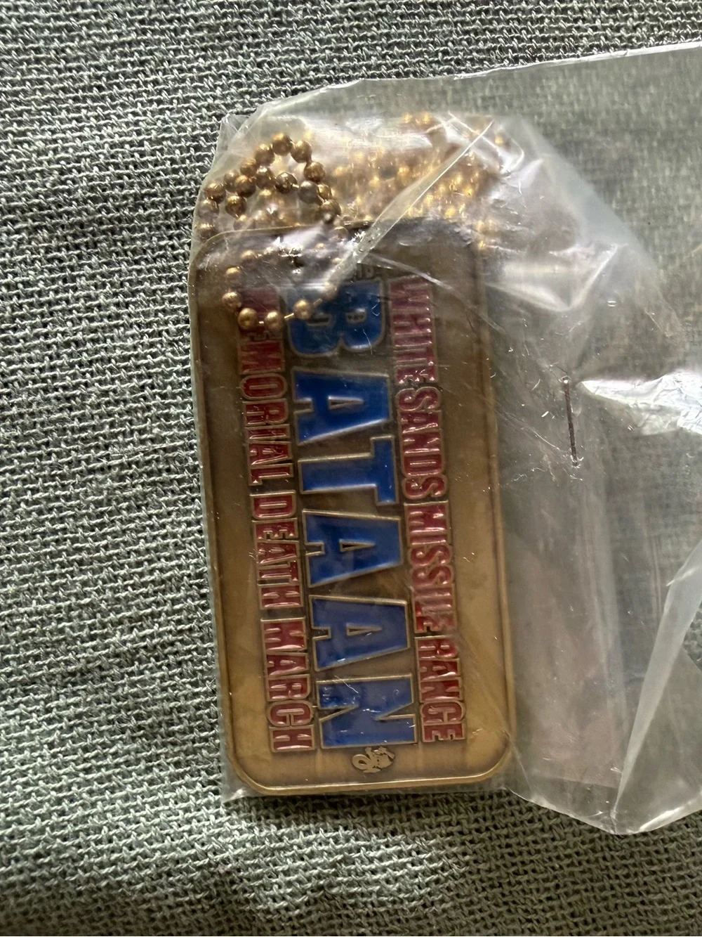 Bataan Memorial Death March Commemorative Dog Tag